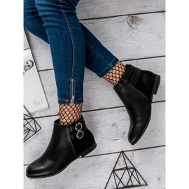 Super Mode Botas bajas negras negro 8
