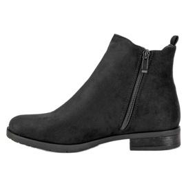 Botines Chelsea de ante negro 5