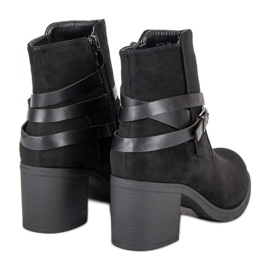 Super Mode Botines de ante negro 2