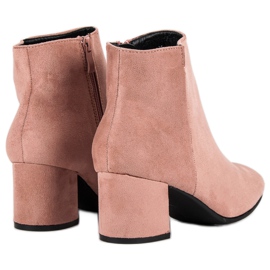 Nio Nio Botas de gamuza clásicas rosado 5