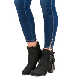 Super Mode Botines negros en el poste 1 Super Mode Botines negros en el poste 1