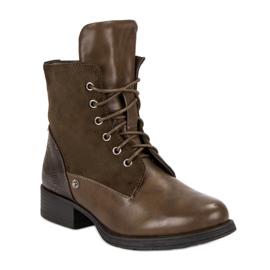 Botas moteras marrones marrón 2