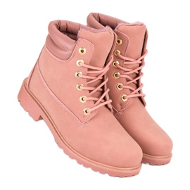 Tramperos de polvo rosado 8
