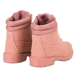 Tramperos de polvo rosado 6