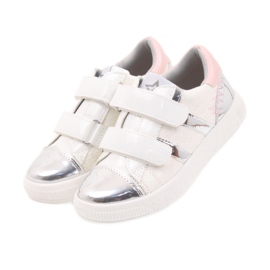 American Club Sneakers, deportivas americanas 16699 rosa gris blanco 3