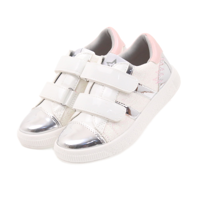 American Club Sneakers, deportivas americanas 16699 rosa gris blanco 3