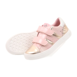 American Club Sneakers, deportivas americanas 16699 rosa amarillo 4