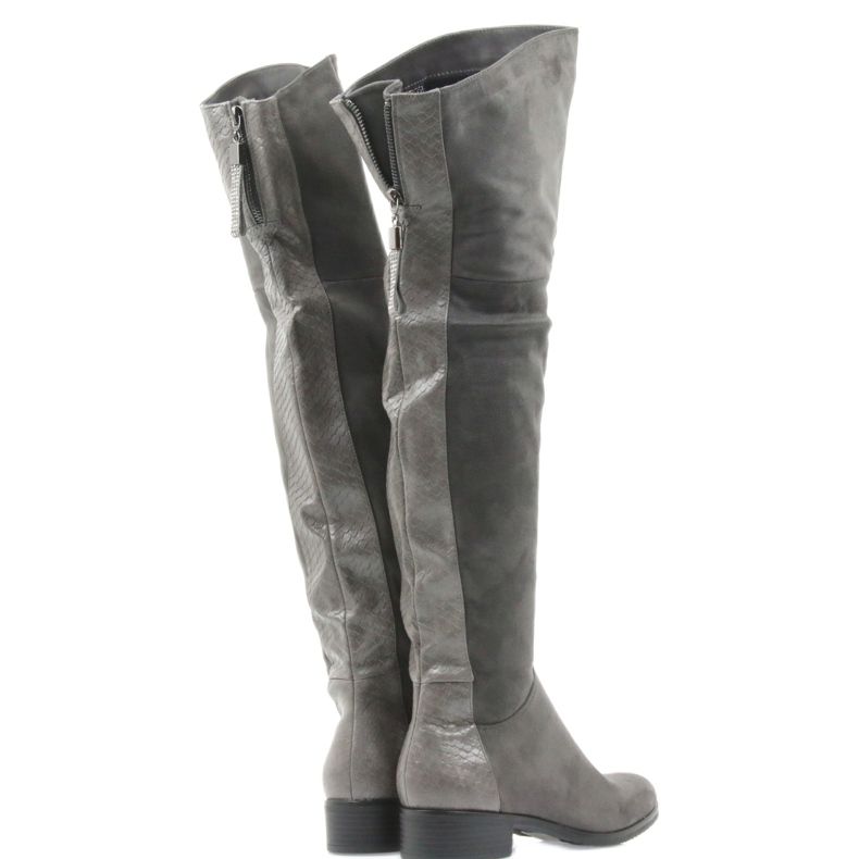 Botas a la rodilla grises Filippo 379 4