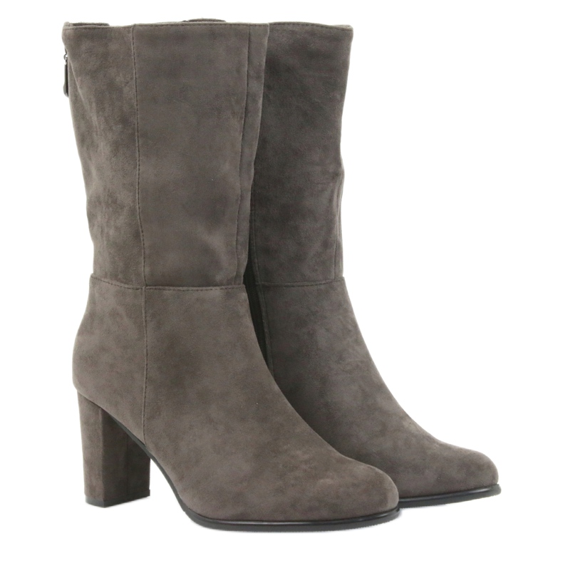 Botas oscuras botas Coffe Sergio leone beige 3