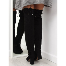 Botas negras de tacón S169 negro 4