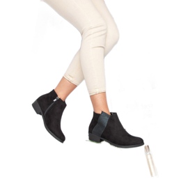 Janessa Botas clásicas negras negro 1