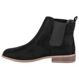 Via Giulia  Botines Chelsea de ante negro 1