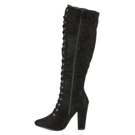 Cm Paris Botas con cordones negro 3