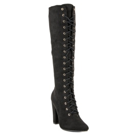 Cm Paris Botas con cordones negro 2
