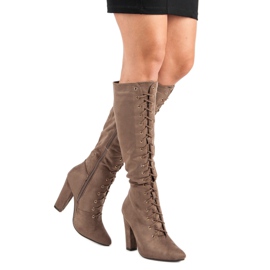 Cm Paris Botas con cordones marrón 1 Cm Paris Botas con cordones marrón 1