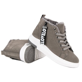 Zapatillas gris cálido 6