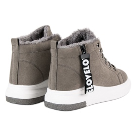 Zapatillas gris cálido 5