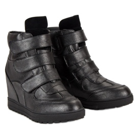 J. Star Zapatillas con Brocart negro 5