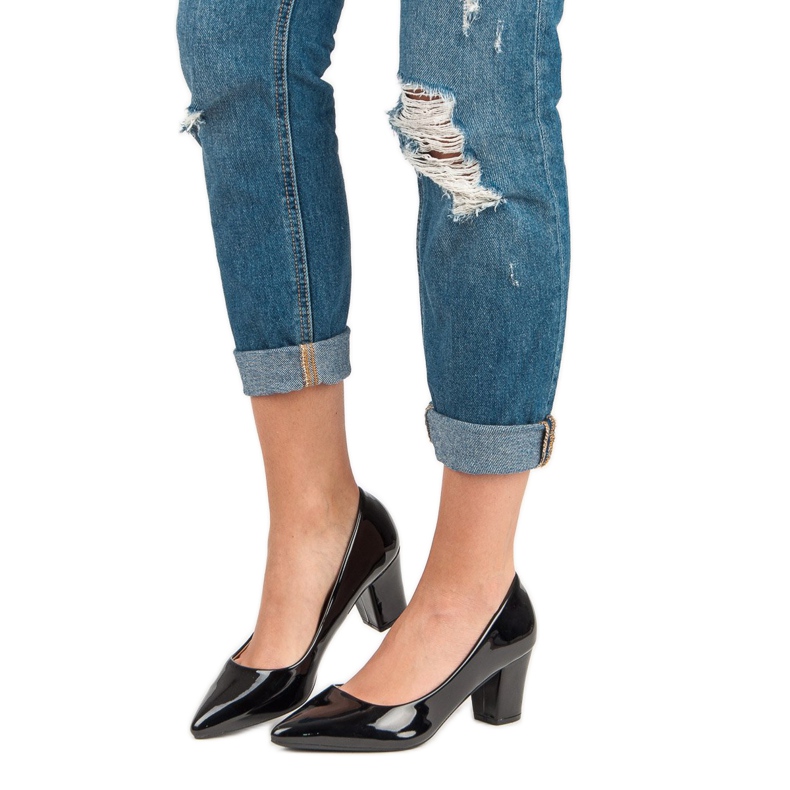 Salón clásico lacado negro 1