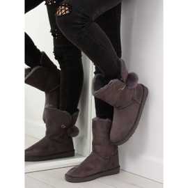 Emuses grises con pompón SP04P Gris 6