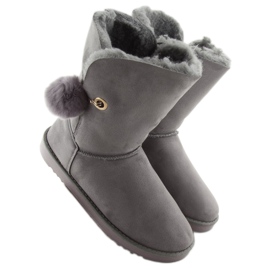 Emuses grises con pompón SP04P Gris 3