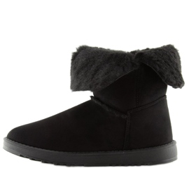 Emuses negros con pompón SP04P Negro 1 Emuses negros con pompón SP04P Negro 1