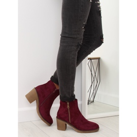 Botas con tacones granate 2013 Wine Red rojo 3
