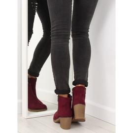 Botas con tacones granate 2013 Wine Red rojo 4