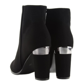 Botas negras de tacón 266-10 Black negro 3