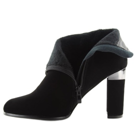 Botas negras de tacón 266-10 Black negro 4