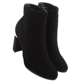 Botas negras de tacón 266-10 Black negro 6