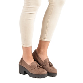 Ch. Creation Zapatos de mocasín con estilo marrón 2 Ch. Creation Zapatos de mocasín con estilo marrón 2