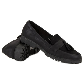 Queen Vivi Mocasines negros 1