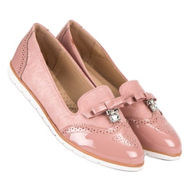 SDS Mocasines de moda rosa 1