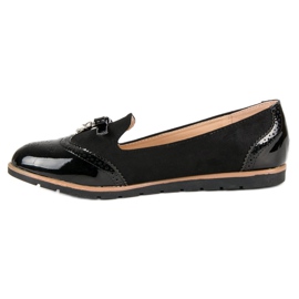 SDS Mocasines de moda negro 6
