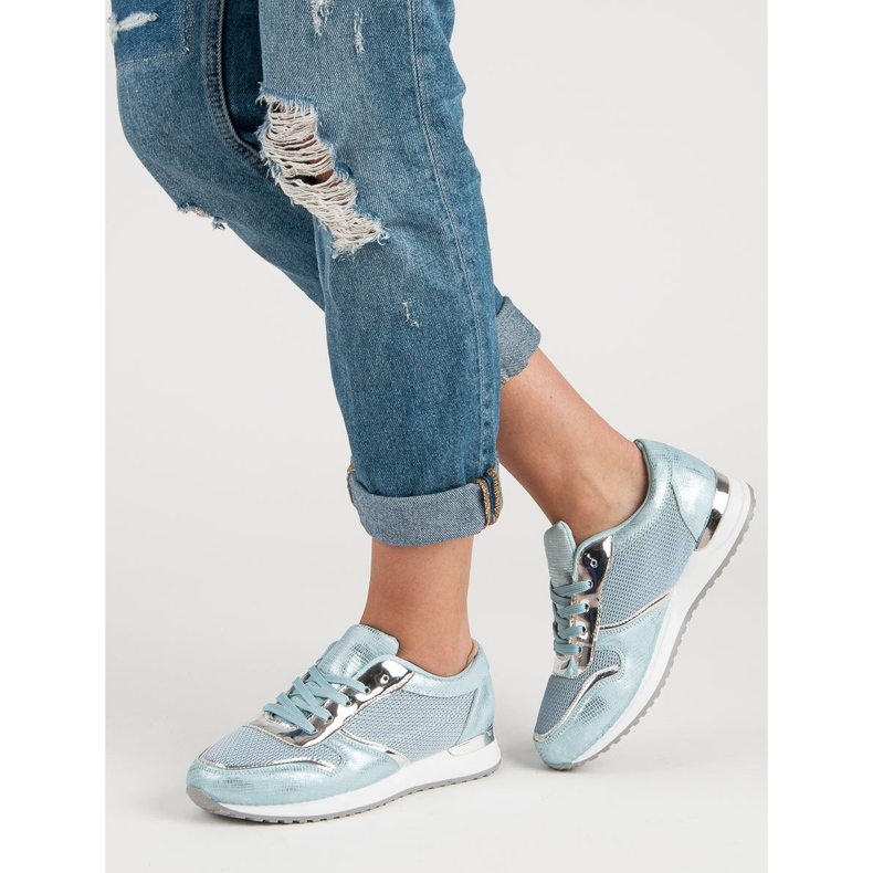 Calzado deportivo de moda azul 2