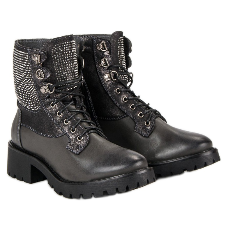 Ideal Shoes Trabajadores atados en la plataforma verde 1