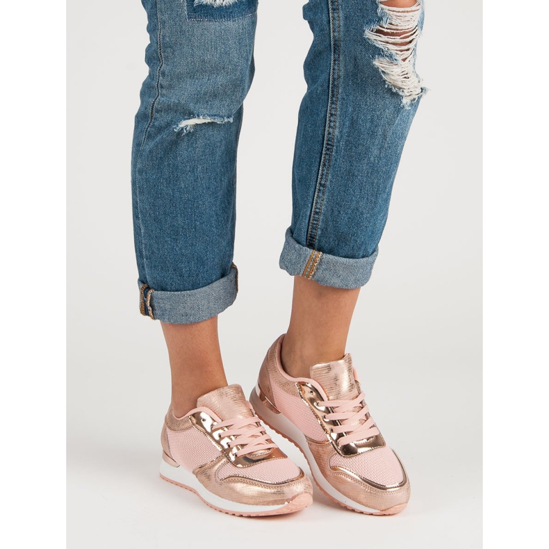 Calzado deportivo de moda rosa 2