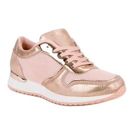 Calzado deportivo de moda rosado 5