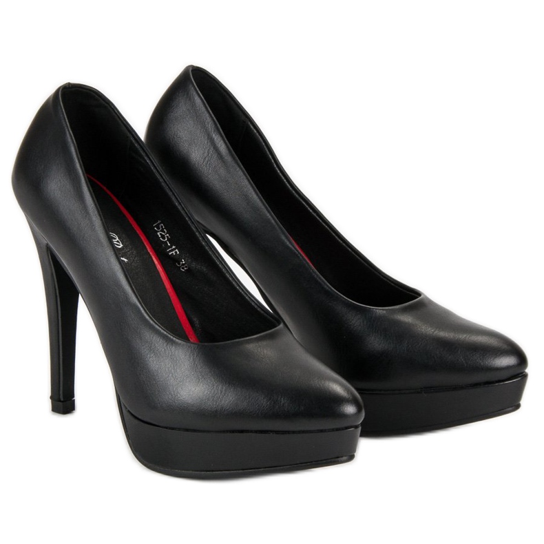 J. Star Tacones de plataforma sexy negro 1 J. Star Tacones de plataforma sexy negro 1