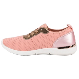 Zapatos deportivos rosas rosado 6