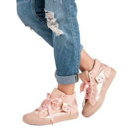 Zapatillas Rosa Altas rosado 2