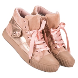 Zapatillas Rosa Altas rosado 3