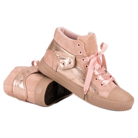 Zapatillas Rosa Altas rosado 6