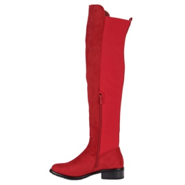 Seastar Botas rojas con cremallera rojo 1
