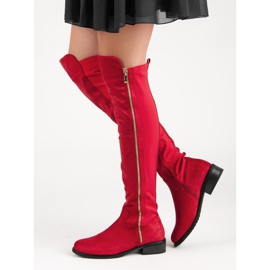 Seastar Botas rojas con cremallera rojo 5