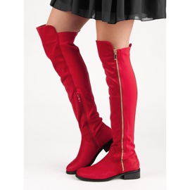 Seastar Botas rojas con cremallera rojo 6