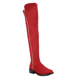 Seastar Botas rojas con cremallera rojo 2