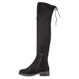 Seastar Botas clásicas con tacones planos negro 4