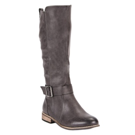 Botas de montar clásicas gris 4